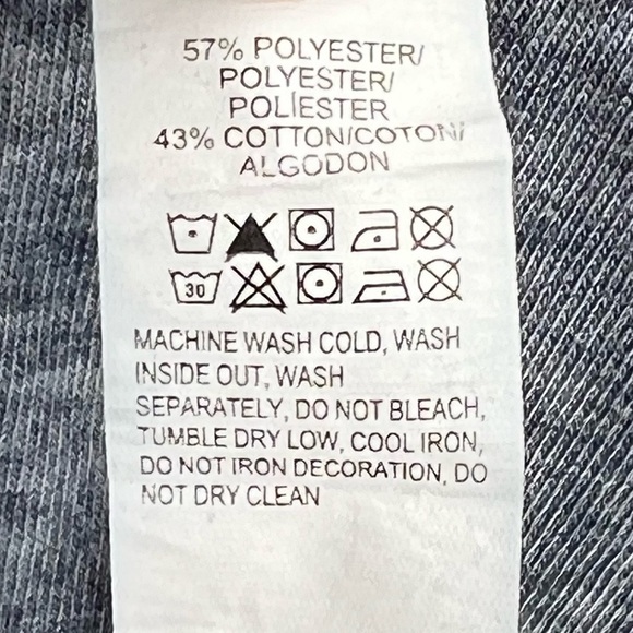 Lucky Brand Venice Burnout Dark Gray Crew-Neck Short-Sleeve Tee Men's size Small - Picture 6 of 10